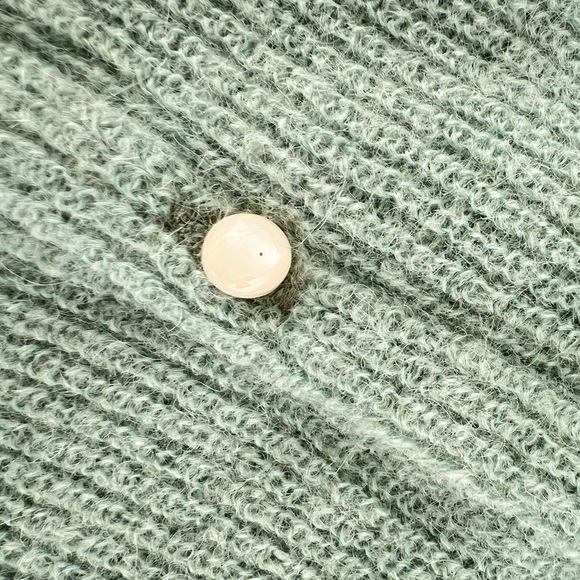 *reserved* BNWT Sezane Gaspard Cardigan in Celadon (Size Small) - Picture 9 of 9